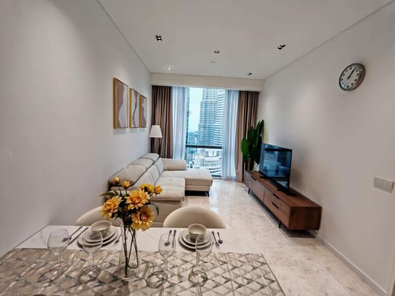 Kediaman Servis untuk Disewa di SO Sofitel Kuala Lumpur Residences - Max Chua - Living Room - PropertyGuru.com.my