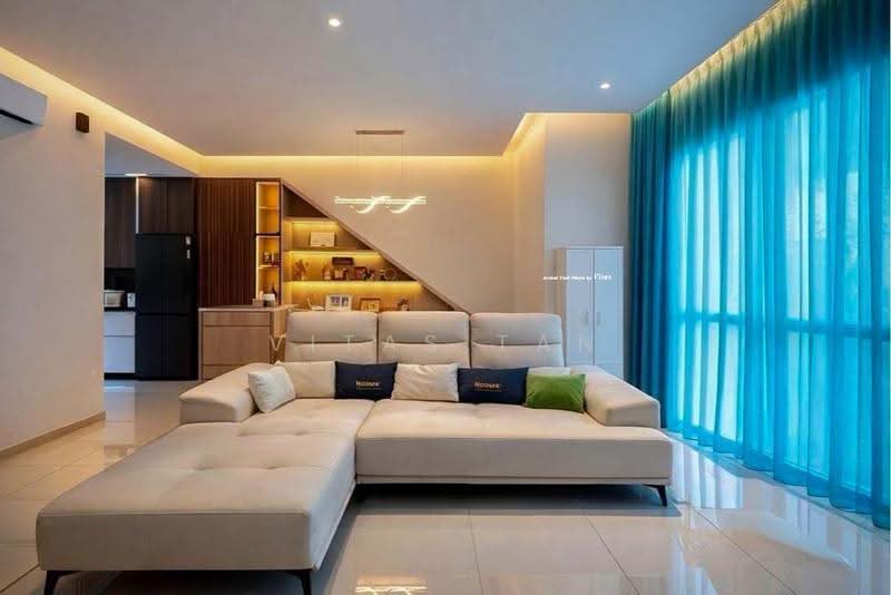 Townhouse for Sale in Eco Ardence (Setia Alam) - Vitas Tan - Living Room - PropertyGuru.com.my