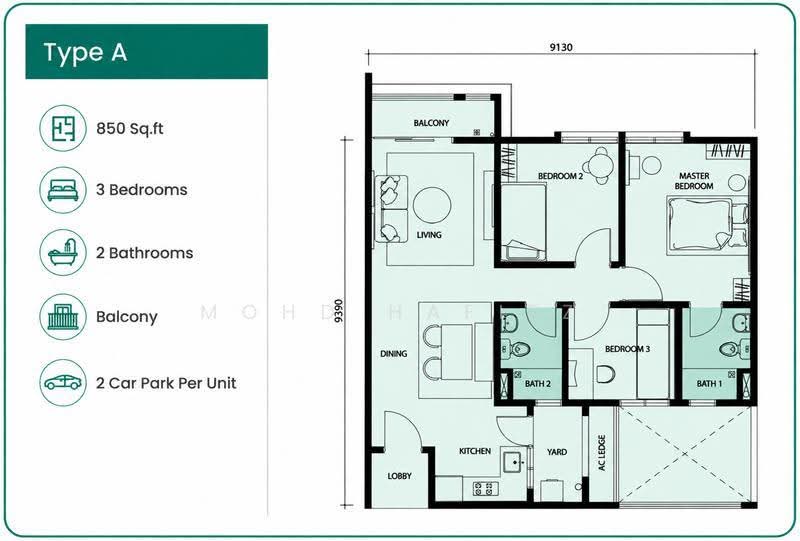 Apartment for Sale at Daffodil Residency - Mohd Hafiez - PropertyGuru.com.my