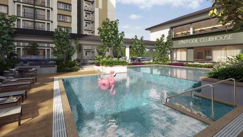 Apartment for Sale at Daffodil Residency - Mohd Hafiez - Pool - PropertyGuru.com.my