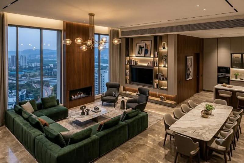Service Residence for Rent at Skyline Embassy - Chun Wei - Living Room - PropertyGuru.com.my