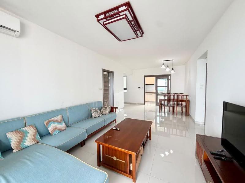 Pangsapuri untuk Disewa di Starview Bay @ Forest City - Zephyr Khoo - Living Room - PropertyGuru.com.my