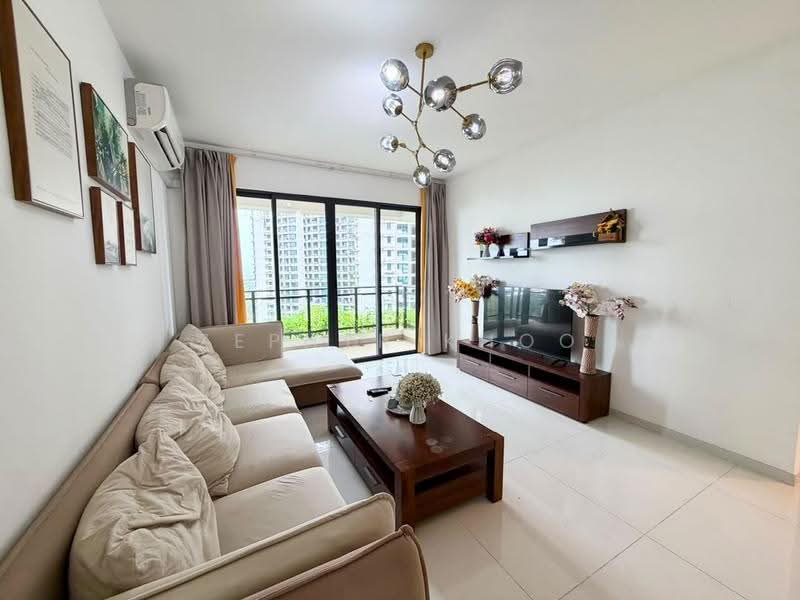 Apartment for Rent at Regalia Park @ Forest City - Zephyr Khoo - Living Room - PropertyGuru.com.my