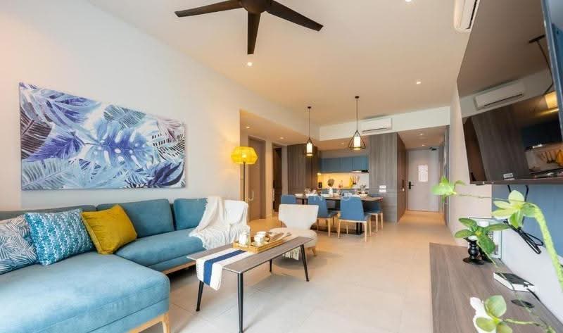 Apartment for Rent at Assana Serviced Suites @ Tropicana Cenang - Toji Ng - Living Room - PropertyGuru.com.my