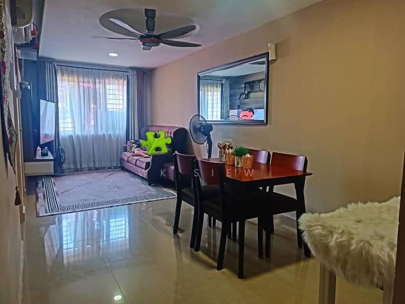 Apartment for Sale at Pangsapuri Rimau Indah - WK Siew - Living Room - PropertyGuru.com.my