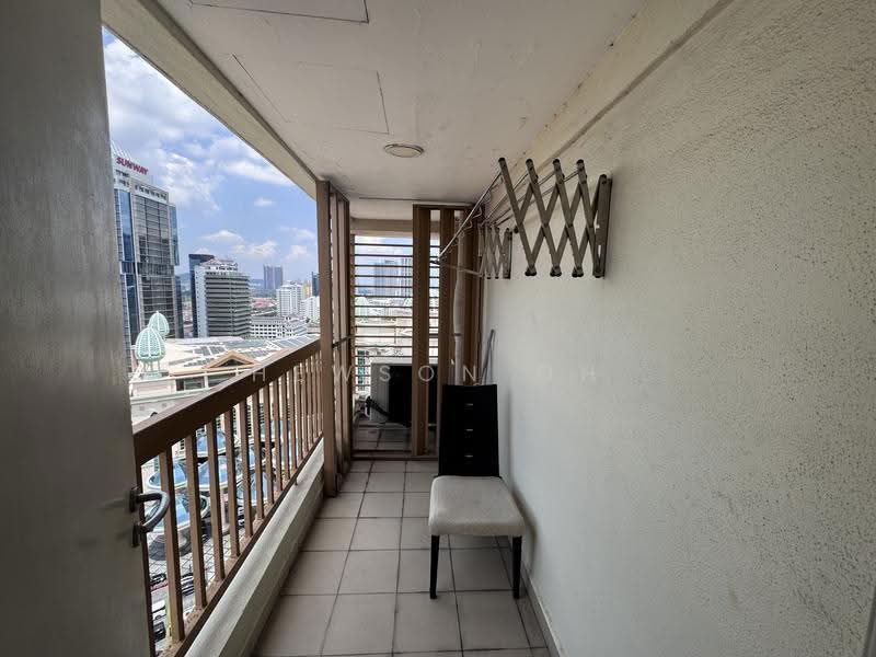Kediaman Servis untuk Dijual di Sunway Pyramid Tower Resort - Hewson Oh - Balcony - PropertyGuru.com.my