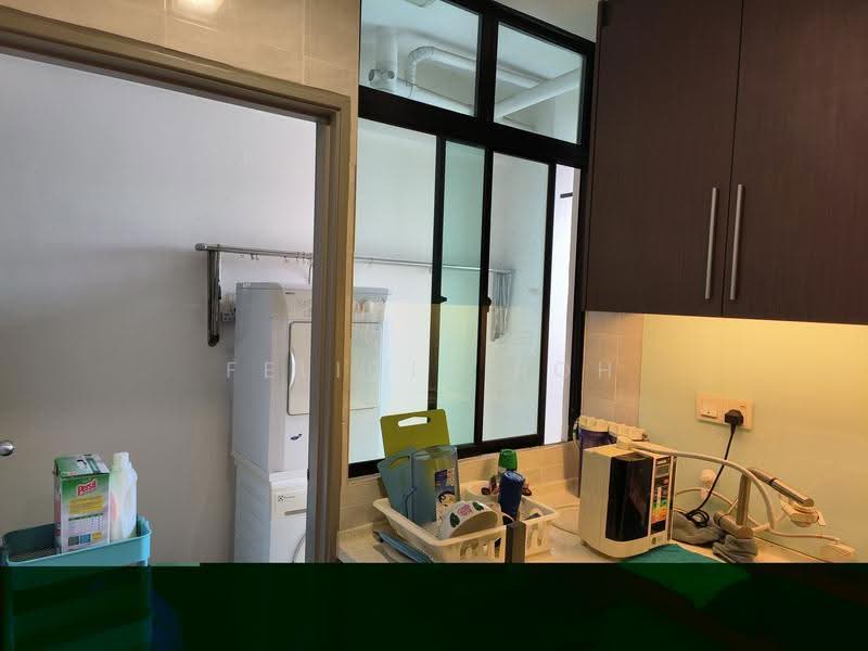 Condominium for Sale at Park 51 Residency - Felicia Poh - Back Yard for w/machine & drying area - PropertyGuru.com.my