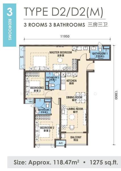 Apartment for Sale at R&F Princess Cove Phase 3-New Casa Suites - Mannics Koo - PropertyGuru.com.my