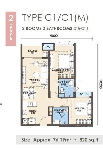 Apartment for Sale at R&F Princess Cove Phase 3-New Casa Suites - Mannics Koo - PropertyGuru.com.my
