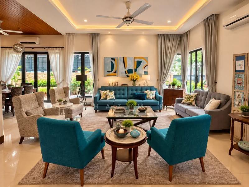Semi-Detached House for Sale in Sri Hartamas (Kuala Lumpur) - Fiqri Hazim Rozmi - Living Room - PropertyGuru.com.my