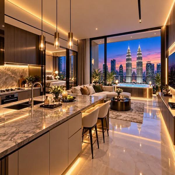 Service Residence for Sale at Armani Hallson KLCC - Max . - Kitchen - PropertyGuru.com.my