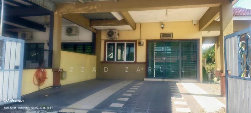 1-storey Terraced House for Sale in Halaman Meru Permai (Ipoh) - Azzad Zarull - Exterior - PropertyGuru.com.my