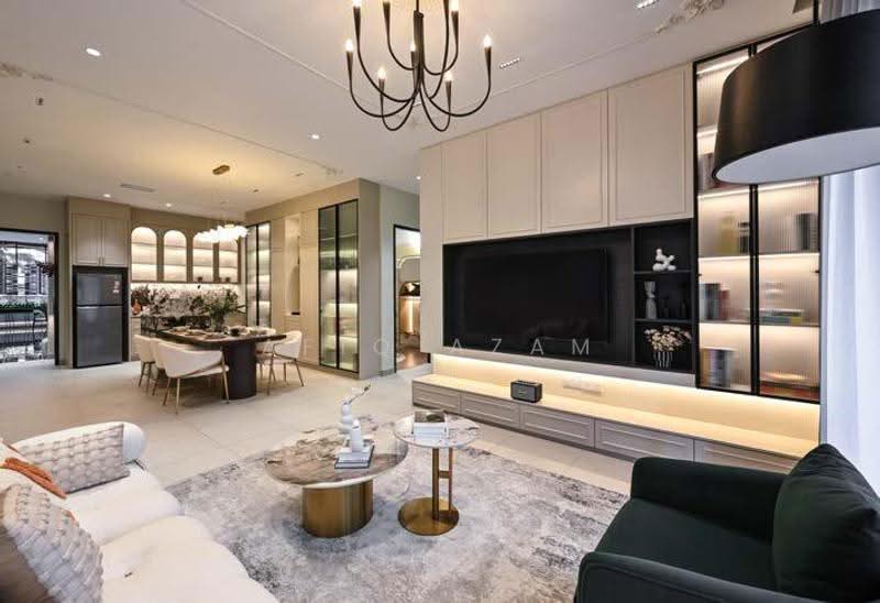 Condominium for Sale at The Atas - Afiq Azam - Living Room - PropertyGuru.com.my