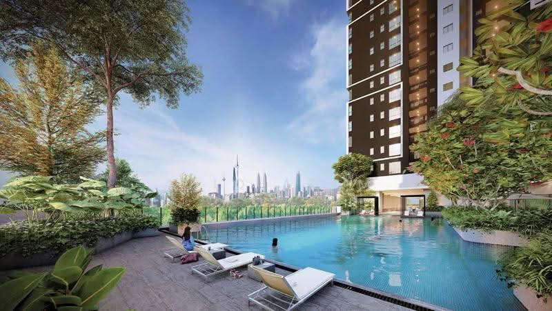 Condominium for Sale at The Atas - Afiq Azam - Pool - PropertyGuru.com.my