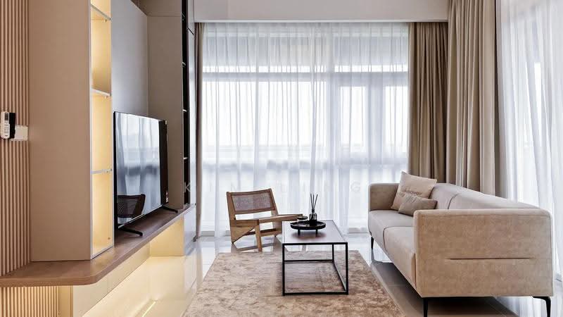 Kediaman Servis untuk Disewa di Met 1 Residences - Kim Ling - Living Room - PropertyGuru.com.my