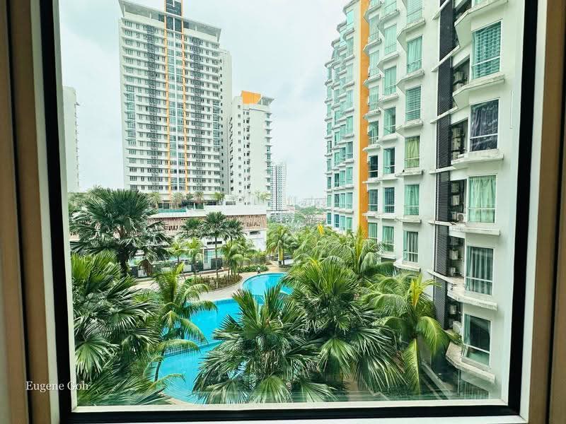 Service Residence for Rent at Tiara Mutiara / The Crown - Eugene Goh - View from Living Area - PropertyGuru.com.my