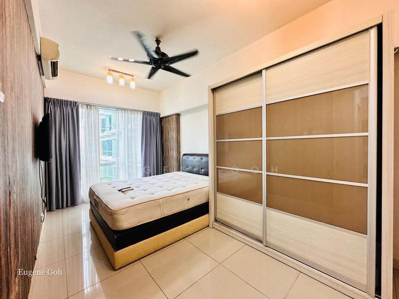 Service Residence for Rent at Tiara Mutiara / The Crown - Eugene Goh - Master Bedroom attached with Bathroom - PropertyGuru.com.my