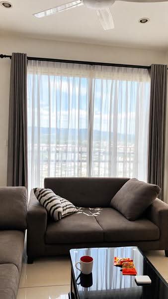 Service Residence for Sale at TRiGON Luxury Residences - Sky Wong - Living Room - PropertyGuru.com.my