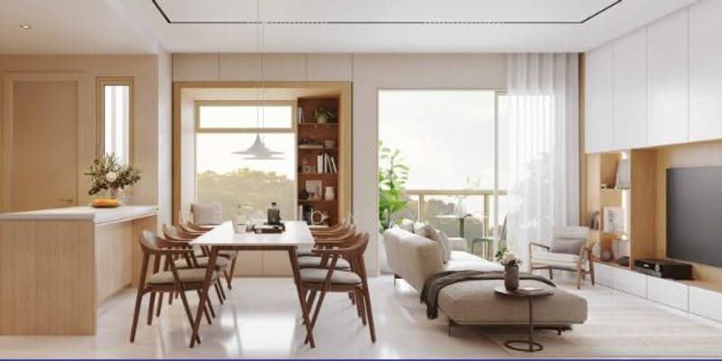 Kediaman Servis untuk Dijual di Noora - Denson Yeoh - Living Room - PropertyGuru.com.my