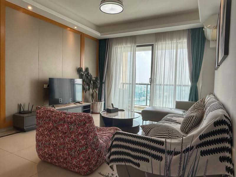 Kediaman Servis untuk Dijual di R&F Princess Cove Phase 1 - Benjamin Oh - Living Room - PropertyGuru.com.my