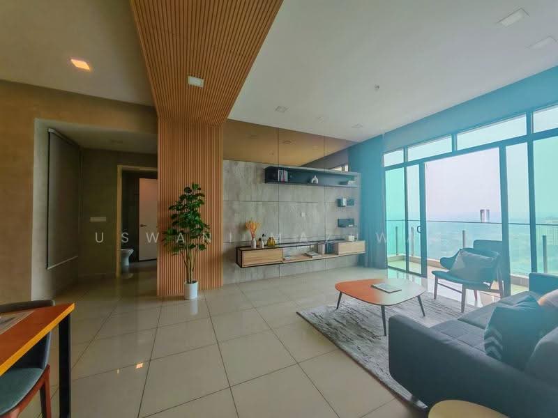 Kediaman Servis untuk Dijual di Conezion Residences - Uswani Mazuwan - Living Room - PropertyGuru.com.my