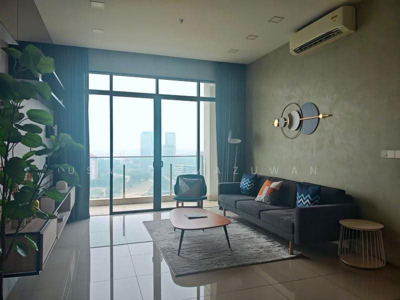 Kediaman Servis untuk Dijual di Conezion Residences - Uswani Mazuwan - Living Room - PropertyGuru.com.my