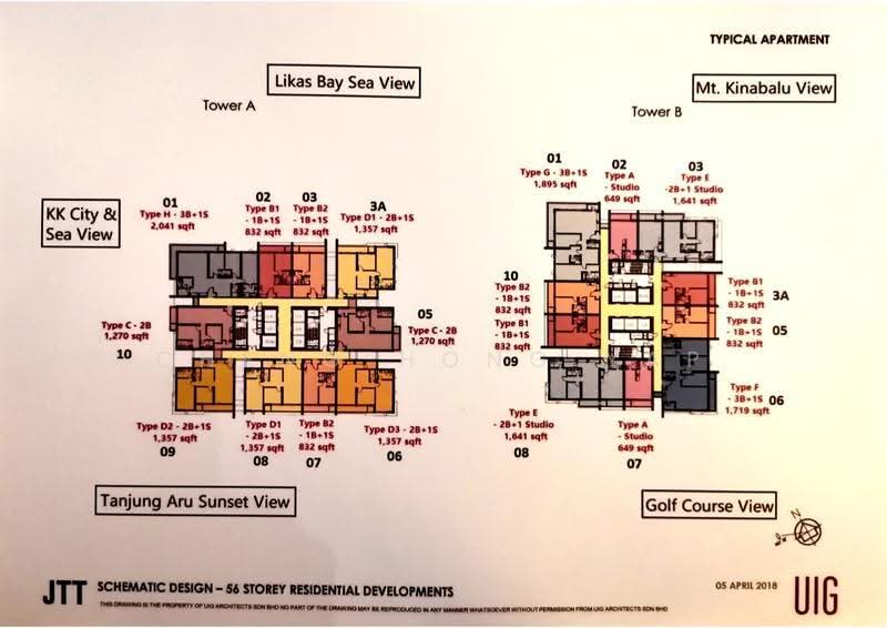 Kondominium untuk Dijual di Jesselton Twin Towers - Cheng Hong Yap - PropertyGuru.com.my