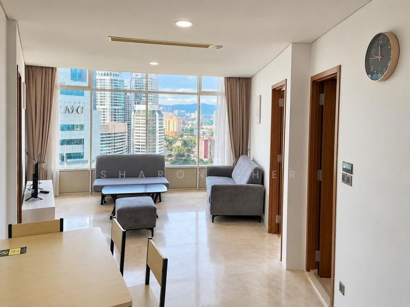 Service Residence for Sale at Vortex KLCC - Sharon Cher - Living Room - PropertyGuru.com.my