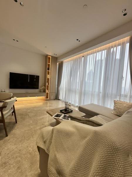 Kediaman Servis untuk Disewa di Jewel by Oxley KLCC - Zakee Chan - Living Room - PropertyGuru.com.my