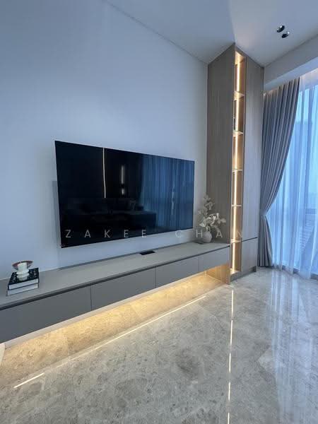 Kediaman Servis untuk Disewa di Jewel by Oxley KLCC - Zakee Chan - Living Room - PropertyGuru.com.my
