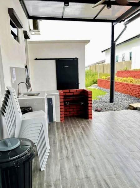 Link Bungalow for Rent in Bandar Puteri Jaya (Sungai Petani) - Calvin Fong - Part of backyard - PropertyGuru.com.my