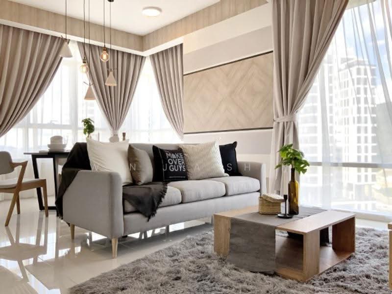 Kediaman Servis untuk Disewa di The Ridge - Wan Jia Shun - Living Room - PropertyGuru.com.my