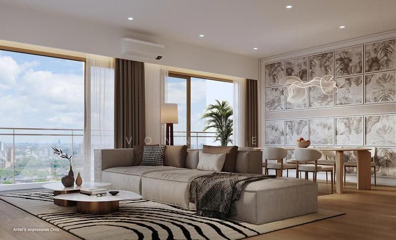 Pangsapuri untuk Dijual di Senna Heights Damansara Damai - Yvonne Yep - Living Room - PropertyGuru.com.my