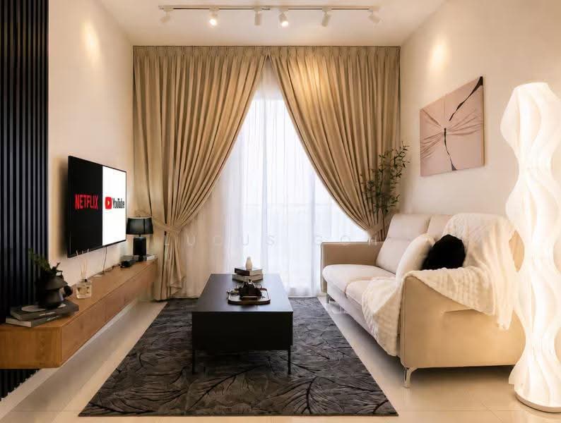 Kediaman Servis untuk Dijual di Bell Suites - Lucus Goh - Living Room - PropertyGuru.com.my