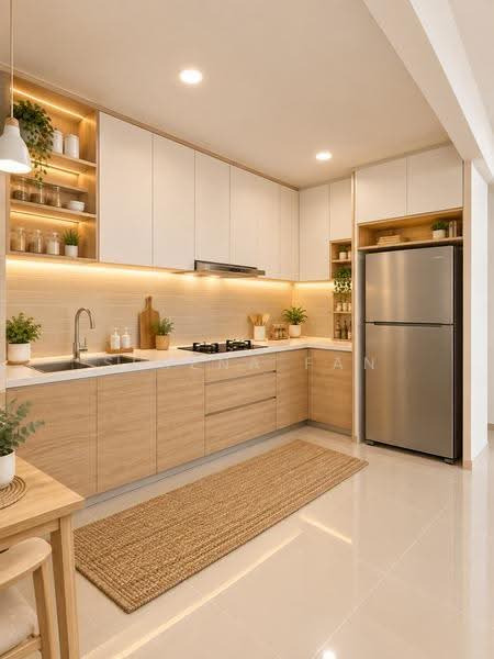 Kediaman Servis untuk Disewa di V-Residensi 2 - Serena Fan - Kitchen - PropertyGuru.com.my