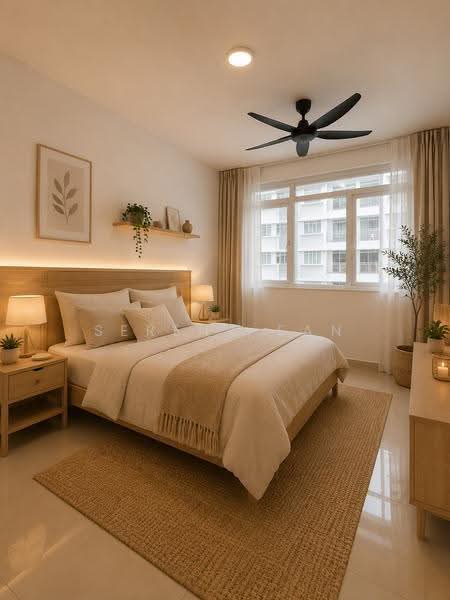 Kediaman Servis untuk Disewa di V-Residensi 2 - Serena Fan - Bedroom - PropertyGuru.com.my