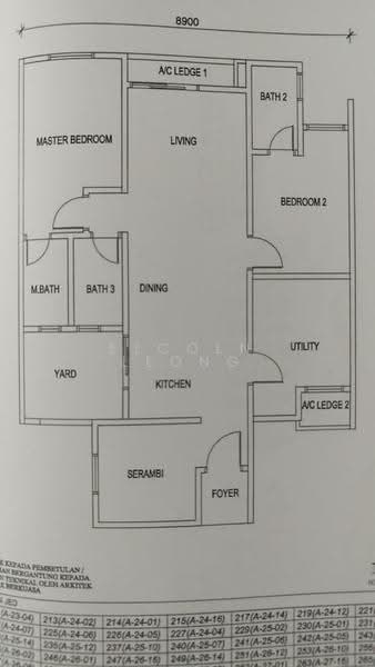 Kediaman Servis untuk Dijual di Residensi Jed - Elcoln Leong - PropertyGuru.com.my