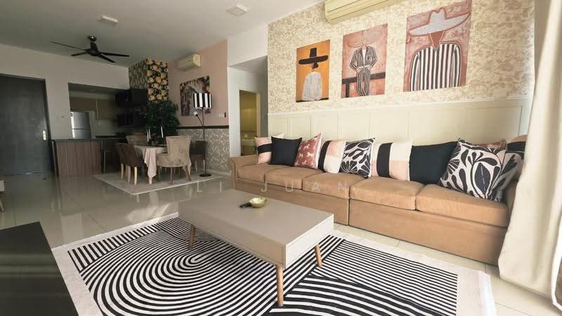 Kediaman Servis untuk Disewa di Senibong Cove - The WaterEdge Residences - Li Juan - Living Room - PropertyGuru.com.my