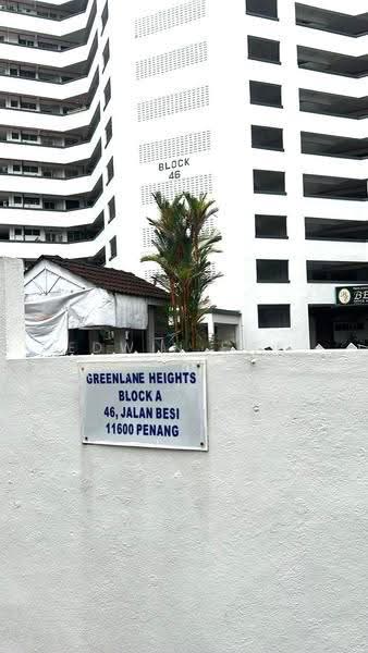 Pangsapuri untuk Disewa di Greenlane Heights Block A - Edwin Ewe - Exterior - PropertyGuru.com.my