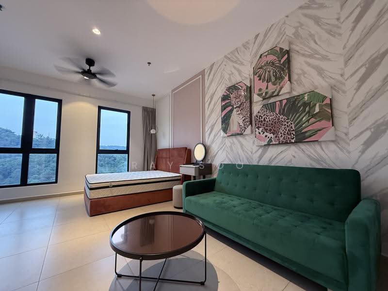 Service Residence for Rent at Halo Sunday @ Empire City - Ray Soo - Living Room - PropertyGuru.com.my