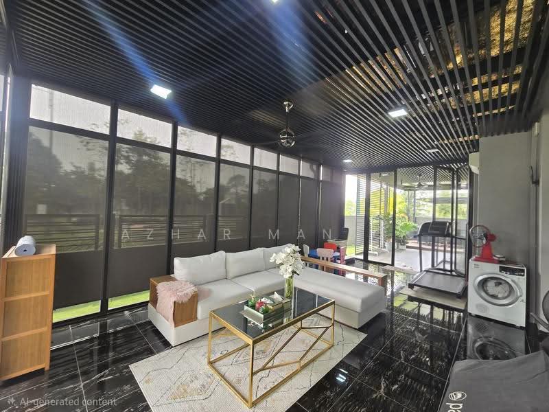 Bungalow House for Sale in Denai Alam (Shah Alam) - Azhar Mansor - Rear Lounge (glass room) - PropertyGuru.com.my