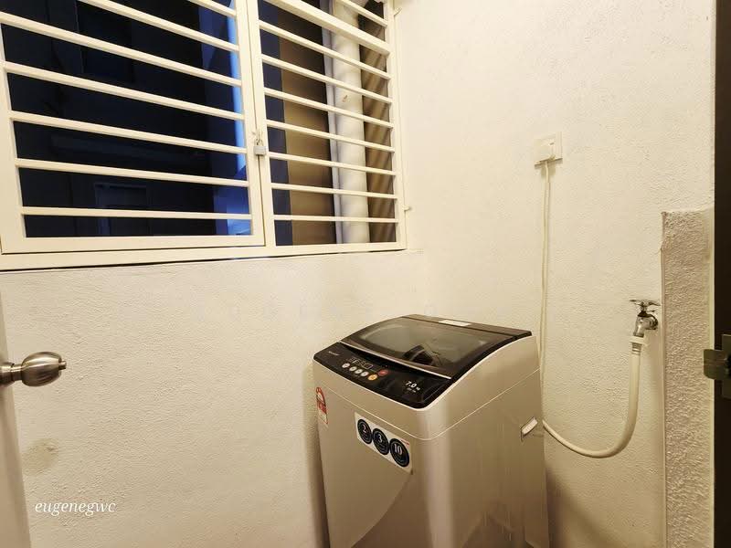 Yard with washing Machine