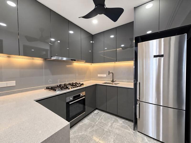 Kediaman Servis untuk Disewa di Park Regent @Desa Park City - Celine Kong - Kitchen - PropertyGuru.com.my