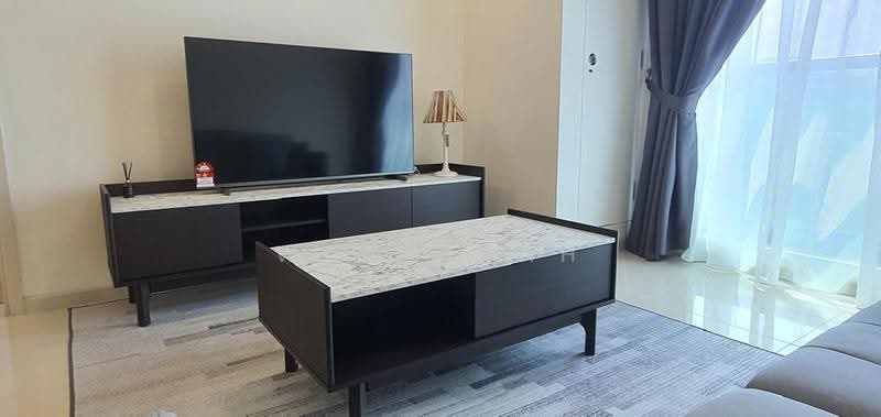 Kediaman Servis untuk Disewa di Residensi Solaris Parq - Wind Mah - Living Room - PropertyGuru.com.my