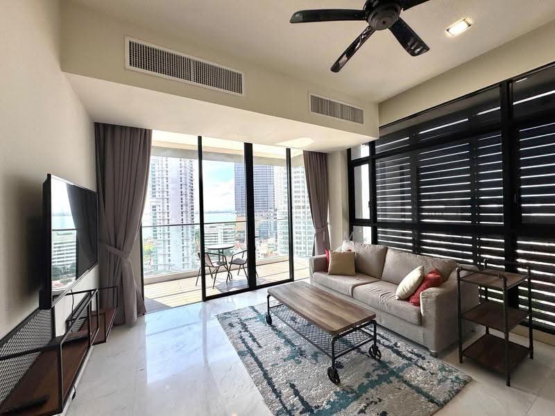 Kondominium untuk Disewa di Setia V Residences - Alex Lim - Living Room - PropertyGuru.com.my