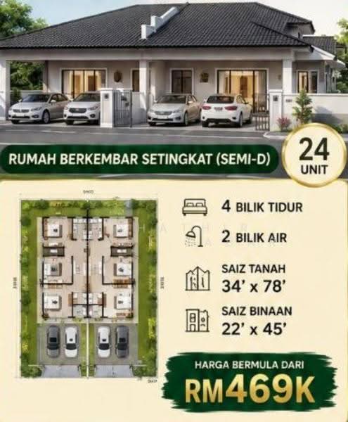 Rumah Berkembar untuk Dijual di Telok Panglima Garang (Selangor) - Mahathir Abdul Jabar - PropertyGuru.com.my