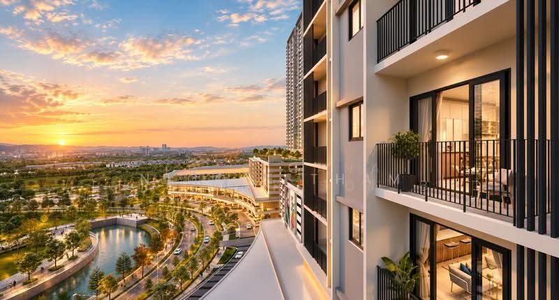 Service Residence for Sale at SouthPlace 2 Residences - Nicole Tham - Balcony - PropertyGuru.com.my