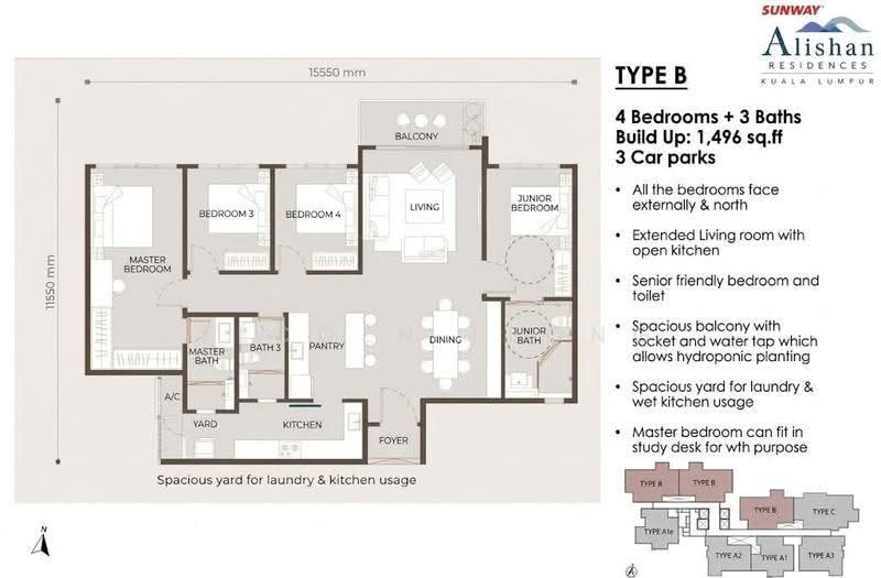 Condominium for Rent at Sunway Alishan Residences - Elcoln Leong - PropertyGuru.com.my