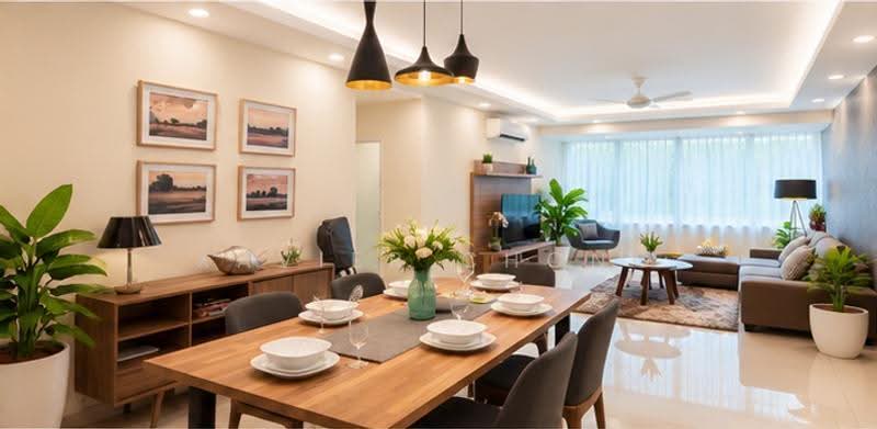 Kondominium untuk Dijual di Sg Long Residence - Xavier Chong - Living Room - PropertyGuru.com.my