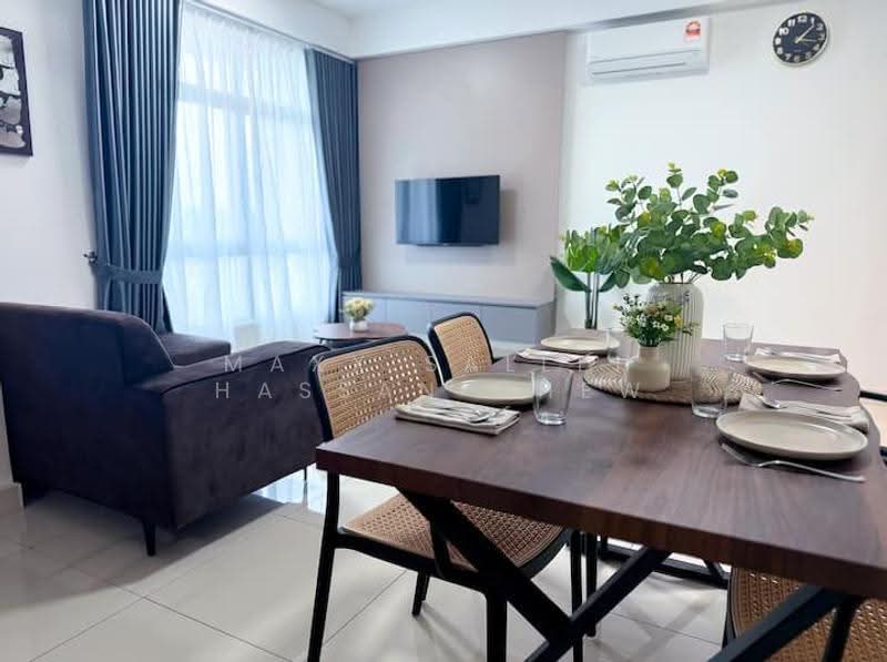 Service Residence for Rent at MIRAI Residences - Maxx Salleh Hassan Chew - Living Room - PropertyGuru.com.my